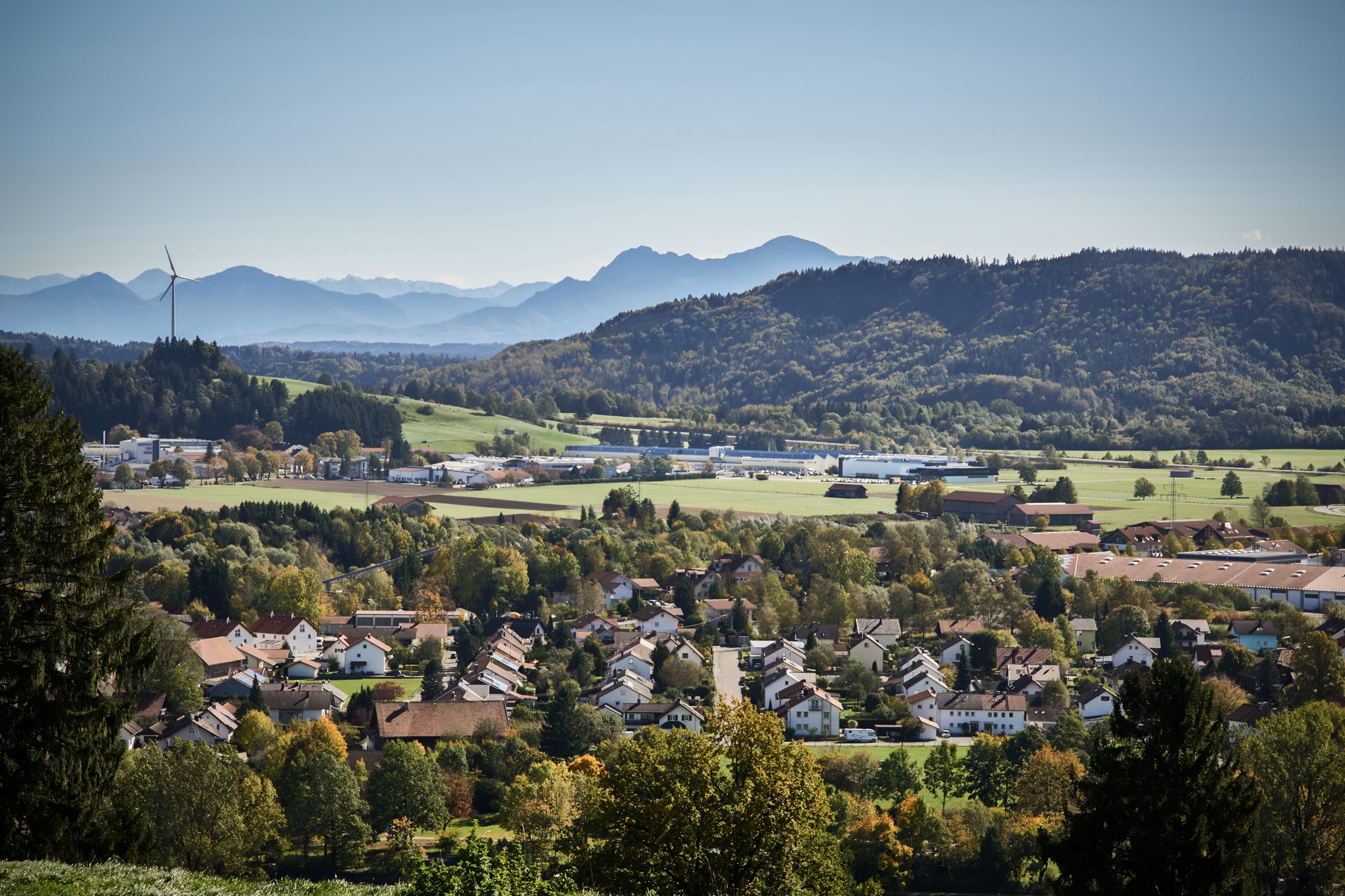 Idyllisch gelegen: Peiting im Alpenvorland