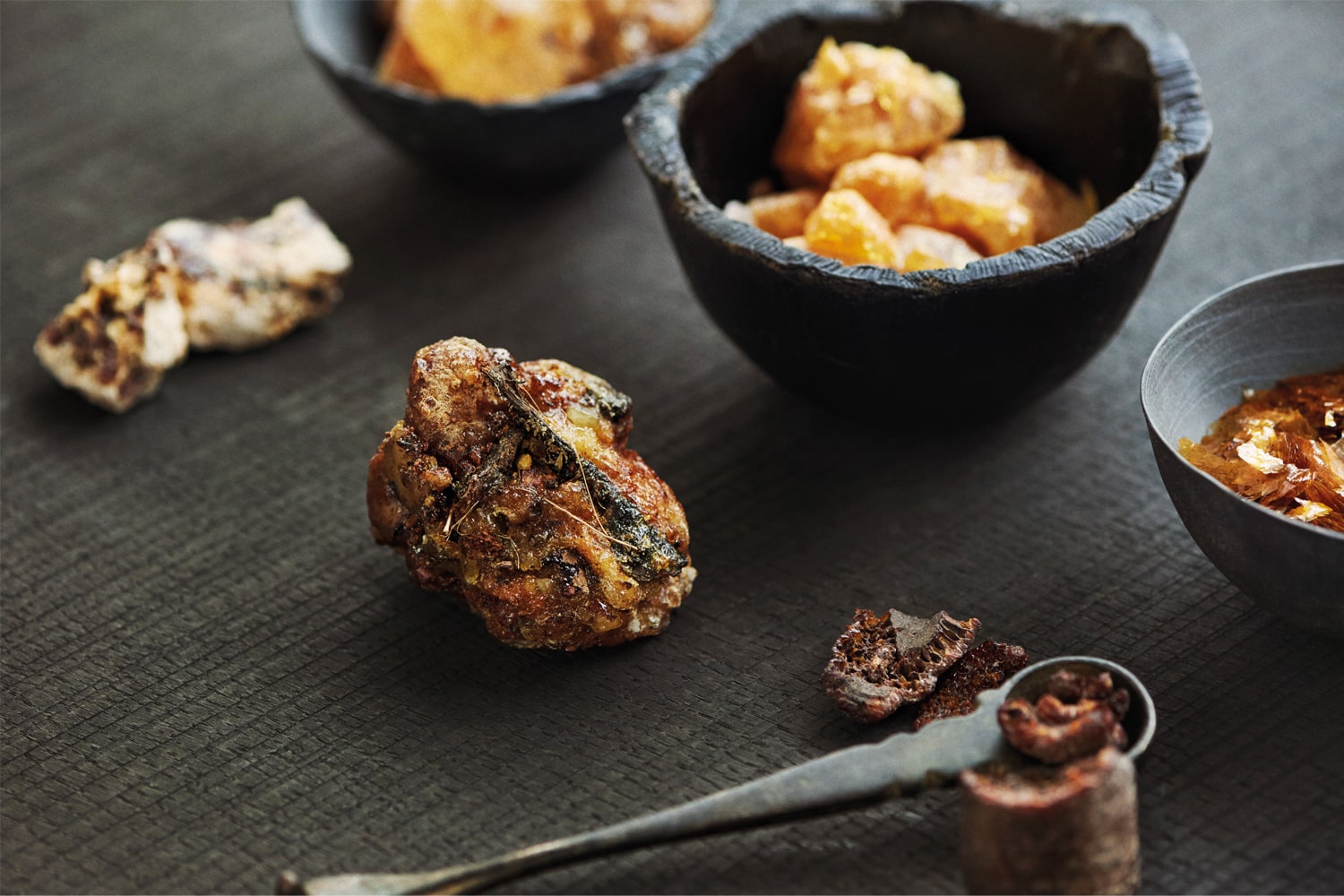 Colofonia, copal y goma laca